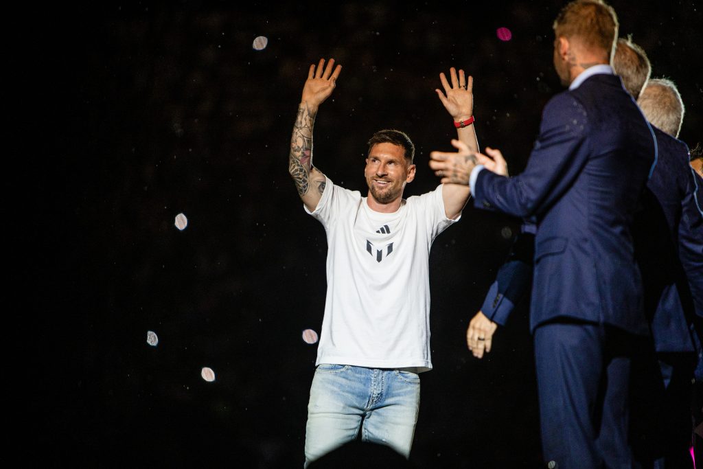 PRESENTACIÓN DE LEO CON EL INTER MIAMI